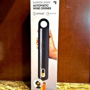 SHARPER IMAGE Automatic wine opener. NEVER OPENED, NEVER USED!!